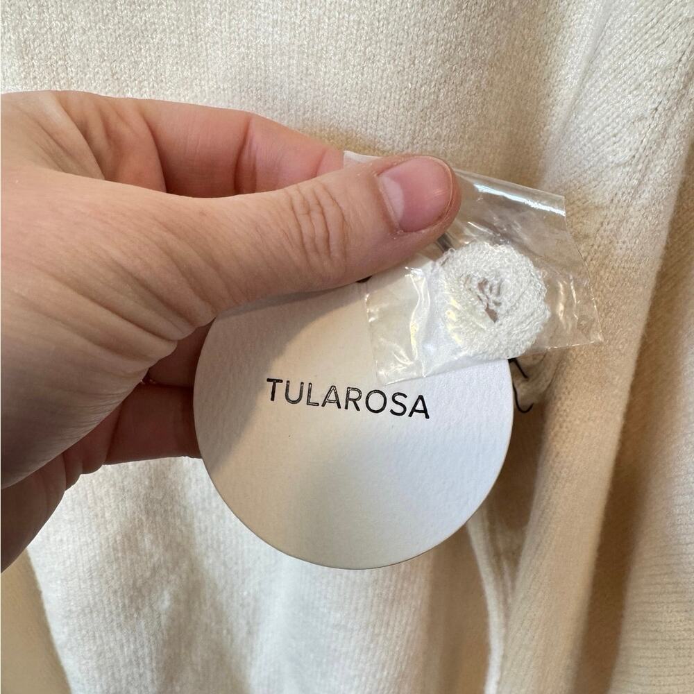 TULAROSA NWT RaeLynn Sweater Puff Sleeve Ivory Size Large $148 MSRP Revolve - Picture 4 of 9